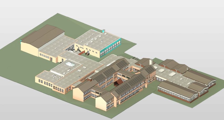 Revit-Bestandsmodell auf Grundlage der Punktwolke